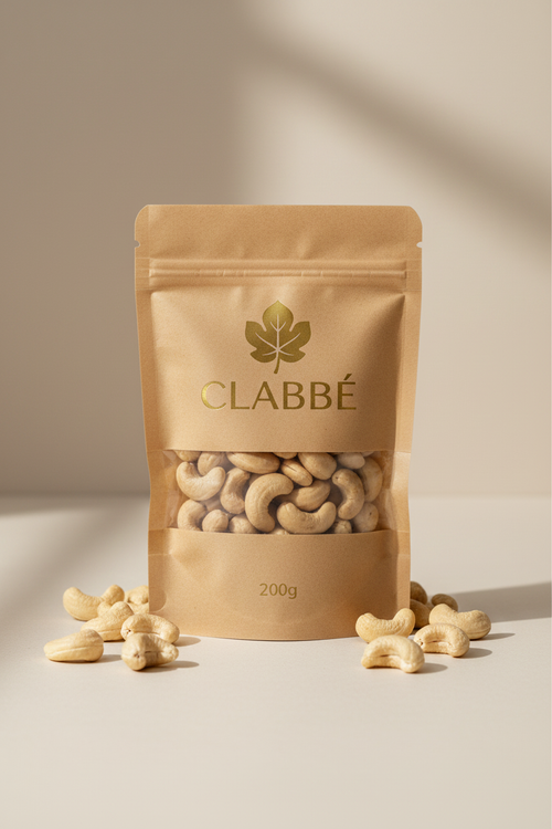 Clabbé Kraft Pouch – Castañas Cajú 200g