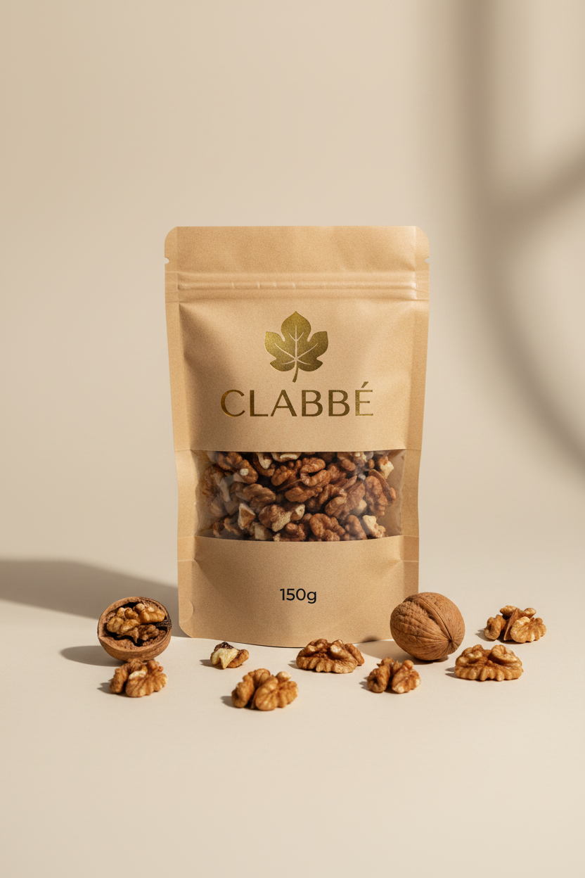 Clabbé Kraft Pouch – Nueces 150g